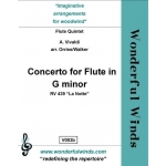 Image links to product page for Concerto in G minor "La Notte" for Flute Quintet, RV439