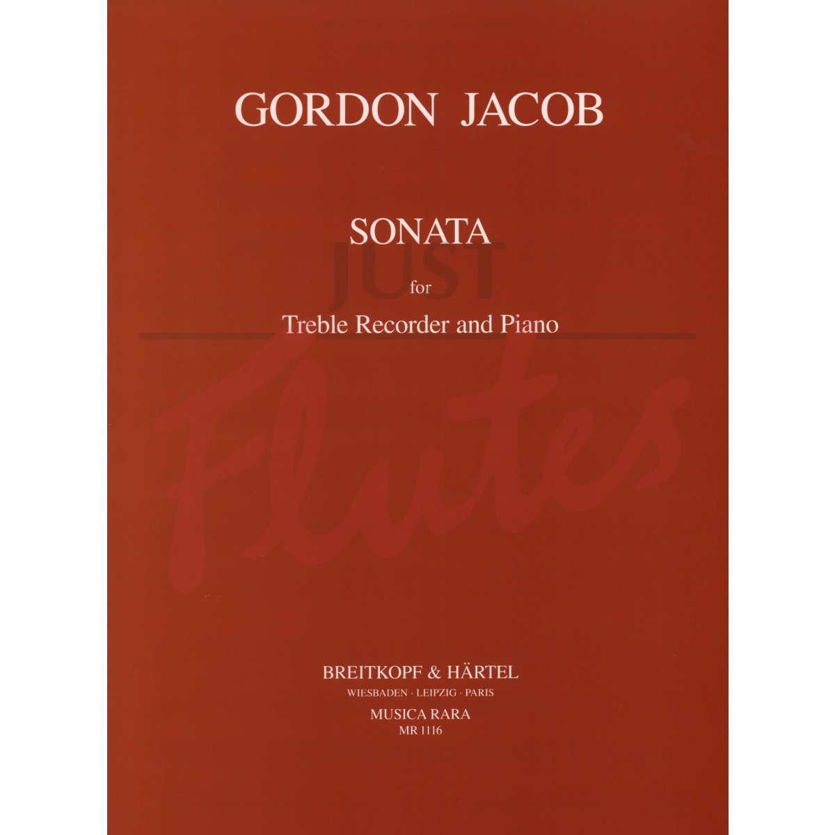 Sonata for Flute/Treble Recorder and Piano