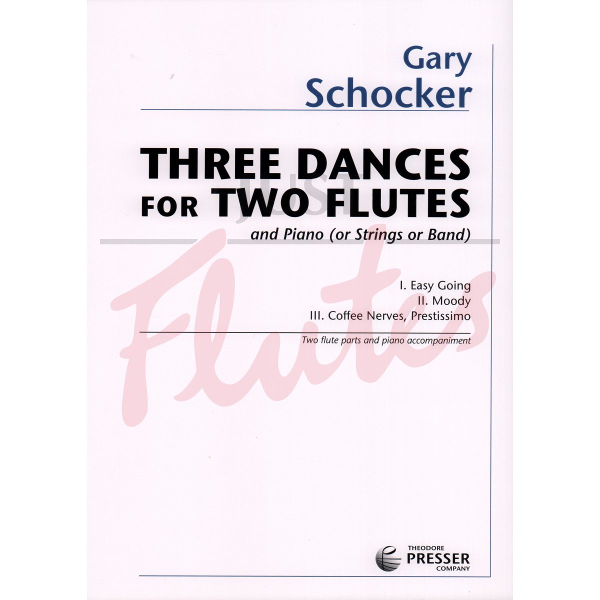 Three Dances for Two Flutes and Piano