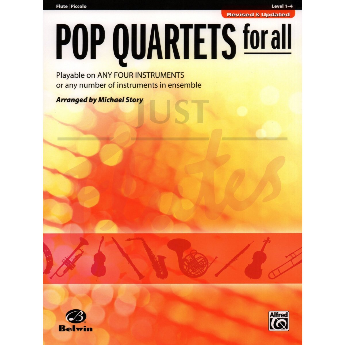 Pop Quartets for All for Four Flutes