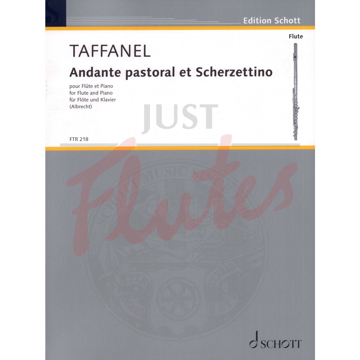Andante Pastoral et Scherzettino for Flute and Piano