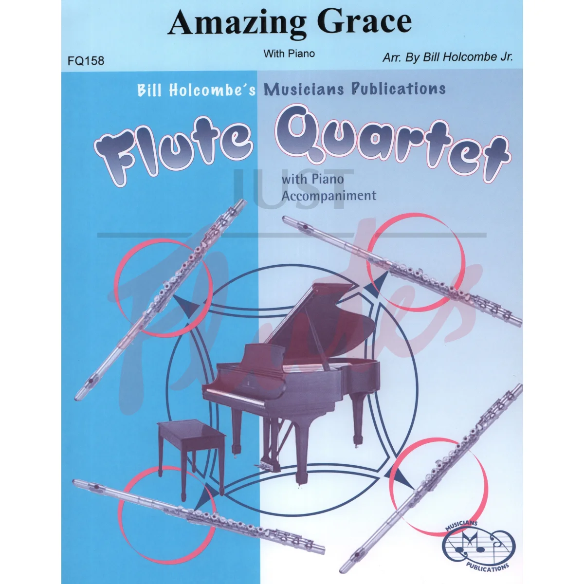 Amazing Grace for Four Flutes and Piano