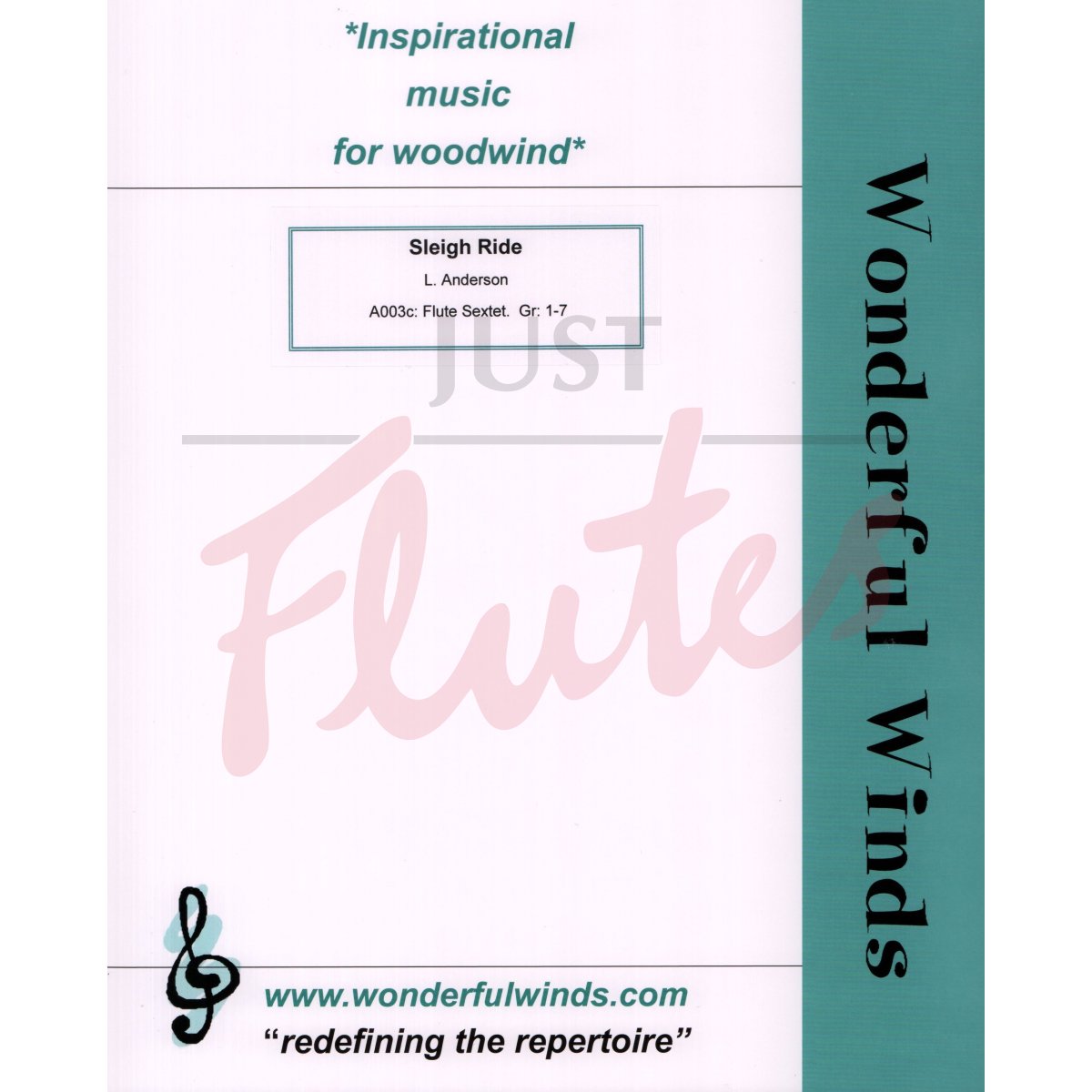 Sleigh Ride for Six Mixed Flutes