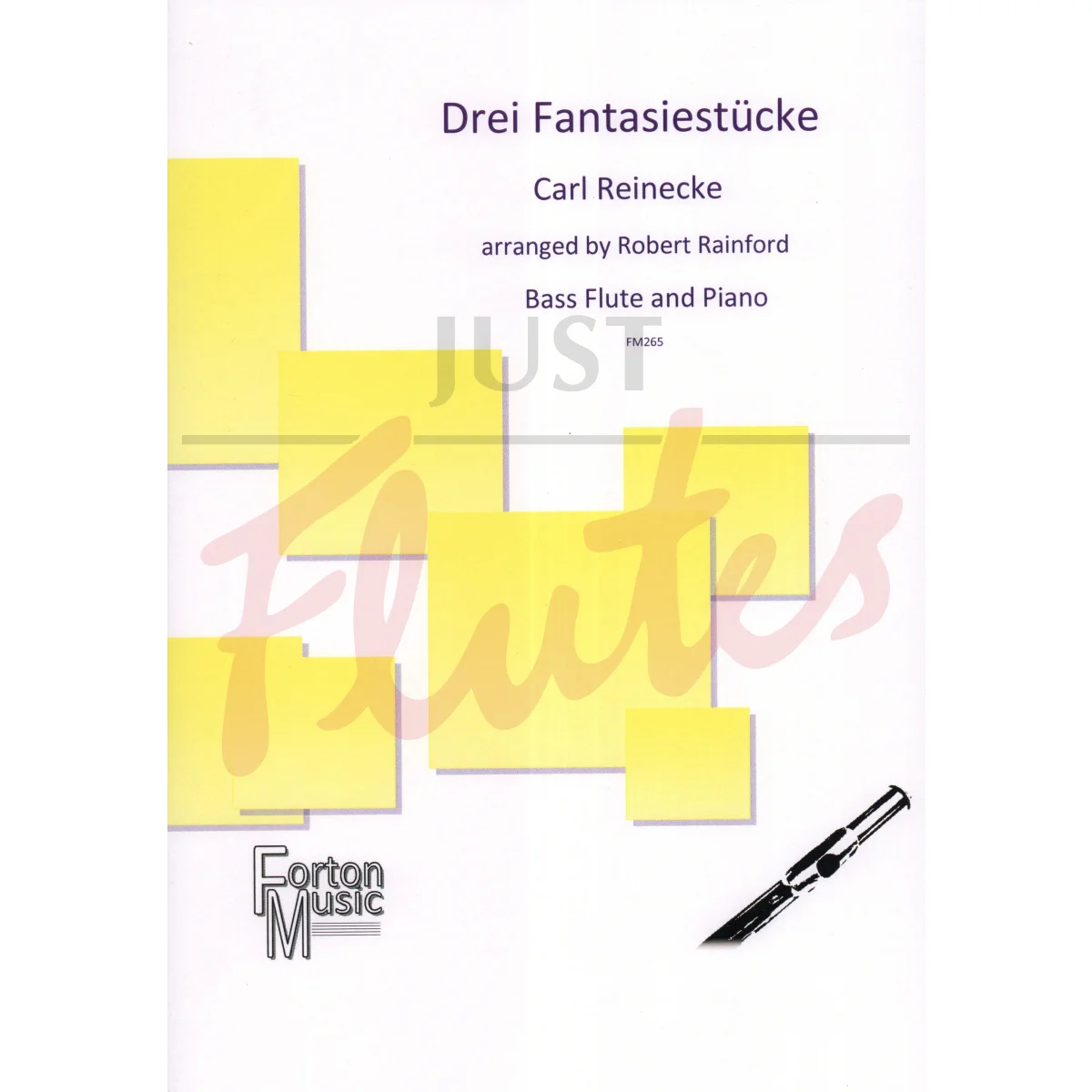 Three Fantasy Pieces for Bass Flute and Piano