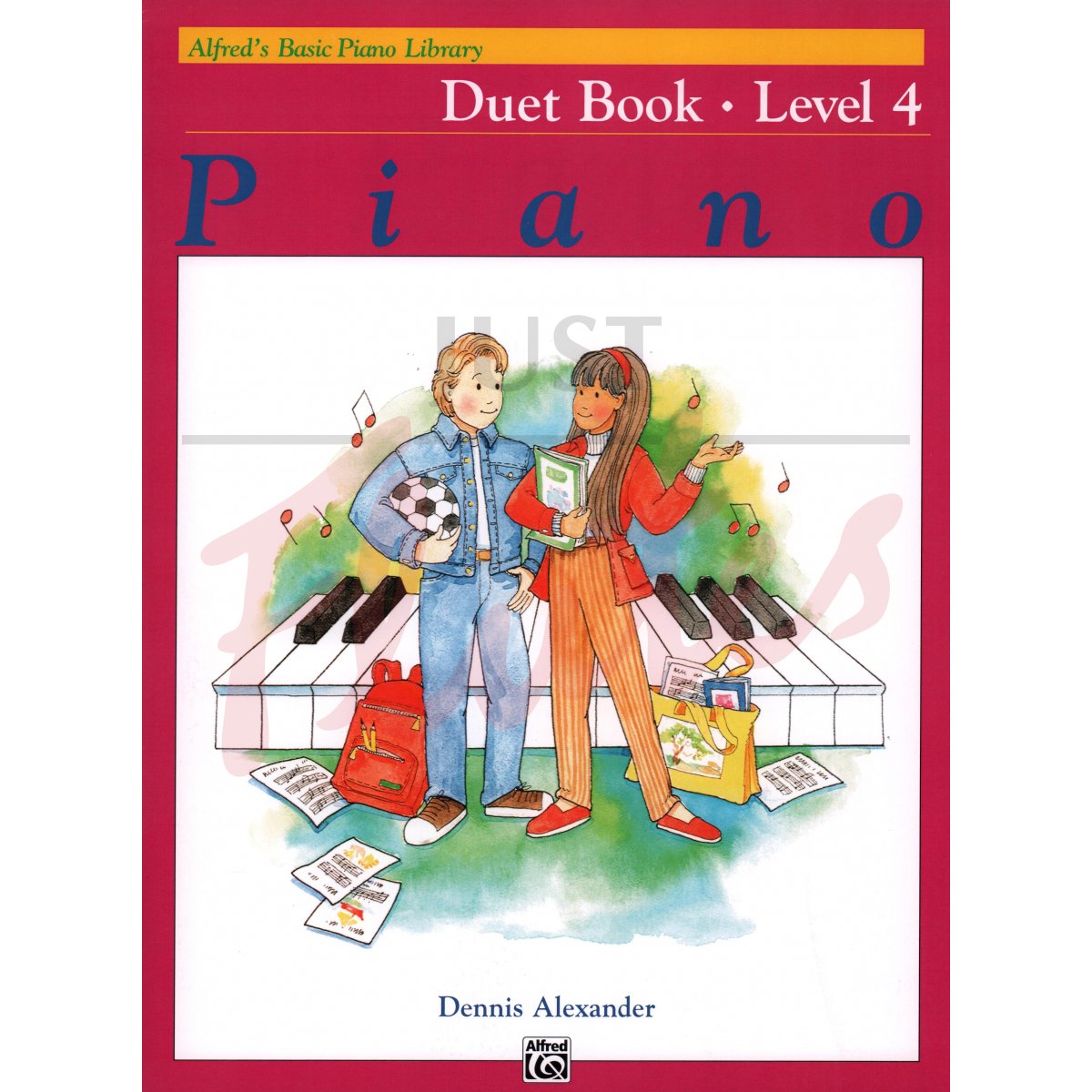 Alfred&#039;s Basic Piano Library Duet Book Level 4