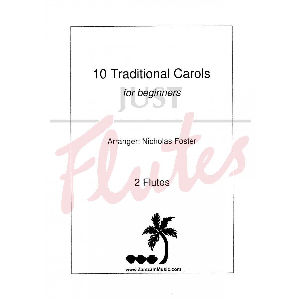 10 Traditional Carols for Beginners for Two Flutes