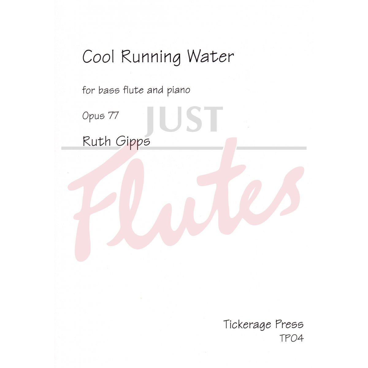 Cool Running Water for Bass Flute and Piano