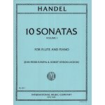 Image links to product page for 10 Sonatas for Flute and Piano, Volume 1