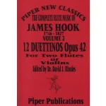 Image links to product page for 12 Duettinos for Two Flutes, Op42, Vol 2