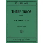 Image links to product page for Three Trios for Three Flutes, Op13