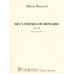 Image links to product page for Deux Poèmes de Ronsard for Voice and Flute, Op. 26