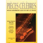 Image links to product page for Pieces Célèbres for Alto Saxophone and Piano, Book 2