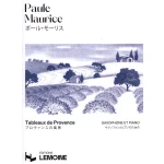 Image links to product page for Tableaux de Provence for Alto Saxophone and Piano