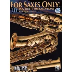 Image links to product page for For Saxes Only! 10 Jazz Duets for Saxophone (includes CD)