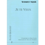 Image links to product page for Je Te Veux for Flute Quintet