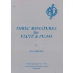 Image links to product page for Three Miniatures for Flute and Piano
