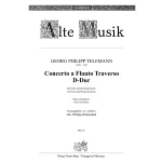 Image links to product page for Concerto in D major for Flute and Piano, TWV51:D3