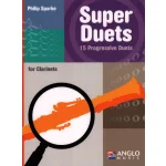 Image links to product page for Super Duets: 15 Progressive Duets for Clarinets