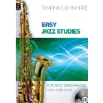 Image links to product page for Easy Jazz Studies for Alto Sax (Listen, Learn & Play) (includes CD)