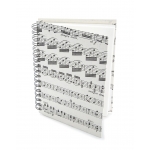 Image links to product page for A6 Spiral Notebook with Manuscript Cover