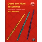 Image links to product page for Gems for Flute Ensembles with Piano (includes Online Audio)