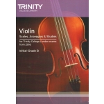 Image links to product page for Trinity Violin Scales, Arpeggios & Studies from 2016 Initial-Grade 8