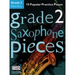 Image links to product page for Grade 2 Saxophone Pieces - 15 Popular Practice Pieces for Alto Saxophone (includes Online Audio)