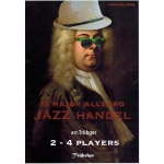 Image links to product page for G major Allegro: Jazz Handel for Two to Four Flutes (includes Online Audio)