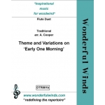 Image links to product page for Theme and Variations on 'Early One Morning' for Two Flutes