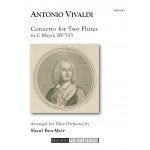 Image links to product page for Concerto for Two Flutes in C major arranged for Flute Orchestra, RV 533