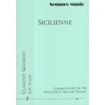 Image links to product page for Sicilienne for Clarinet Quartet, Op78