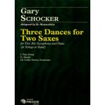 Image links to product page for Three Dances for Two Saxes