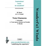 Image links to product page for Trois Chansons [4 Clarinets]