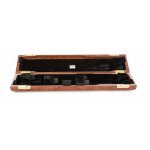 Image links to product page for Wiseman Wooden Traditional-Style Flute Case, Burr Wood Effect with Black & Gold Lining