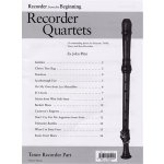 Image links to product page for Recorder from the Beginning: Recorder Quartets, Tenor Recorder Part