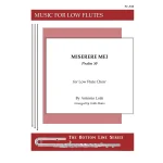 Image links to product page for Miserere Mei for Low Flute Choir