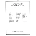 Image links to product page for Overture in Classical Style