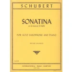 Image links to product page for Sonata in G minor for Alto Saxophone and Piano, D. 408