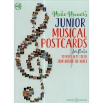 Image links to product page for Junior Musical Postcards for Flute (includes Online Audio)