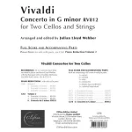 Image links to product page for Concerto in G minor for Two Cellos and String Orchestra, RV812
