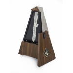 Image links to product page for Wittner 845131 Plastic Pyramid Metronome, Walnut Finish