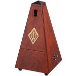 Image links to product page for Wittner 811M Pyramid Metronome with Bell, Wood, Matt Silk Mahogany Finish