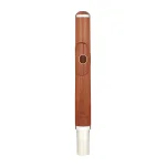 Image links to product page for Mancke Mopane Flute Headjoint with 14k Rose Riser, Standard Wall
