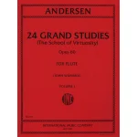 Image links to product page for 24 Grand Studies for Flute, Op60, Vol 1