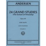 Image links to product page for 24 Grand Studies for Flute, Op60, Vol 2