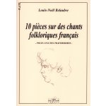 Image links to product page for 10 French Folksongs for Four Flutes
