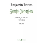 Image links to product page for Gemini Variations for Flute, Violin and Piano Duet, Op73