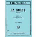 Image links to product page for 16 Duets for Two Flutes, Op132, Vol 1
