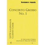 Image links to product page for Concerto Grosso No. 1 for SATB Saxophone and Clarinet Choir