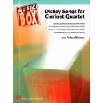 Image links to product page for Disney Songs for Clarinet Quartet